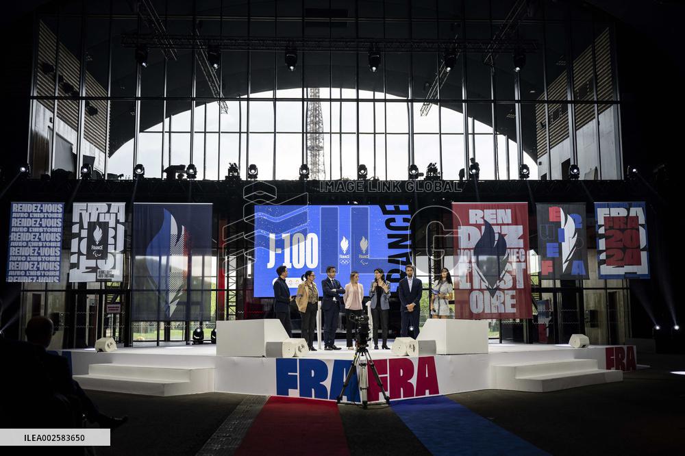 Paris 2024 D-100 Media Day Event