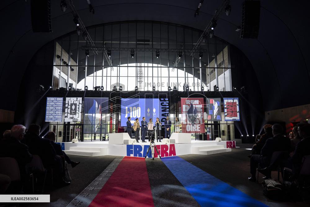 Paris 2024 D-100 Media Day Event