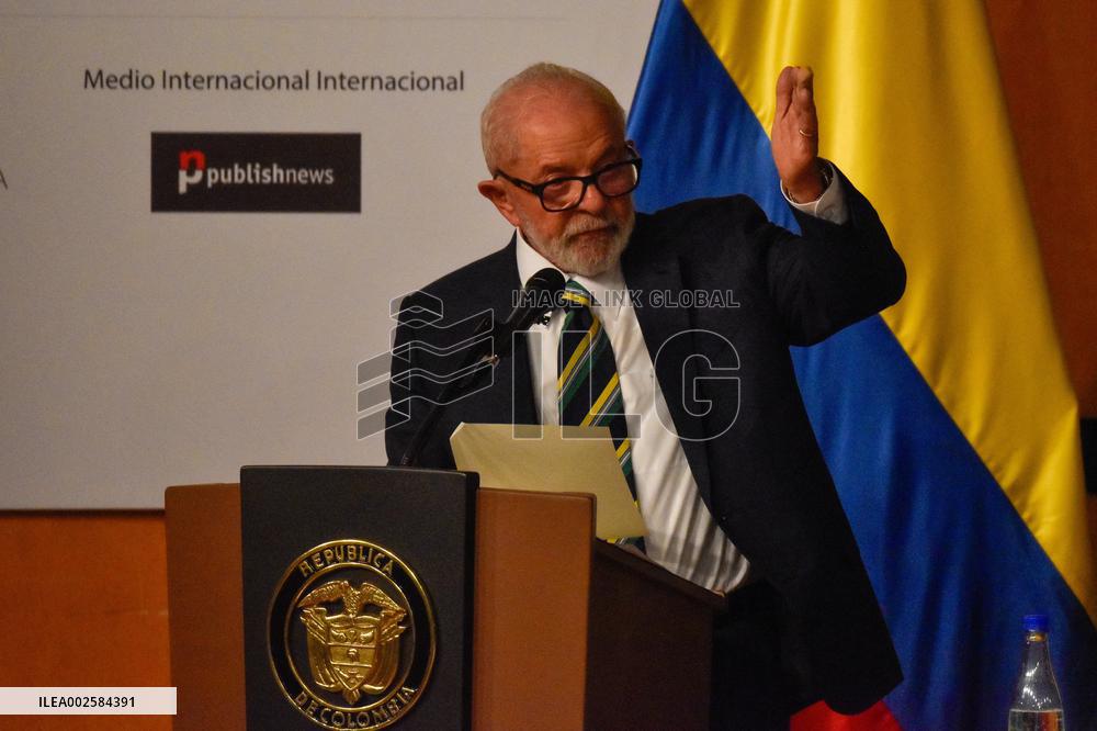 Brazil's President Lula da Silva Official Visit to Colombia