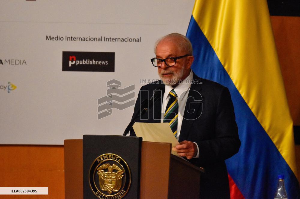 Brazil's President Lula da Silva Official Visit to Colombia