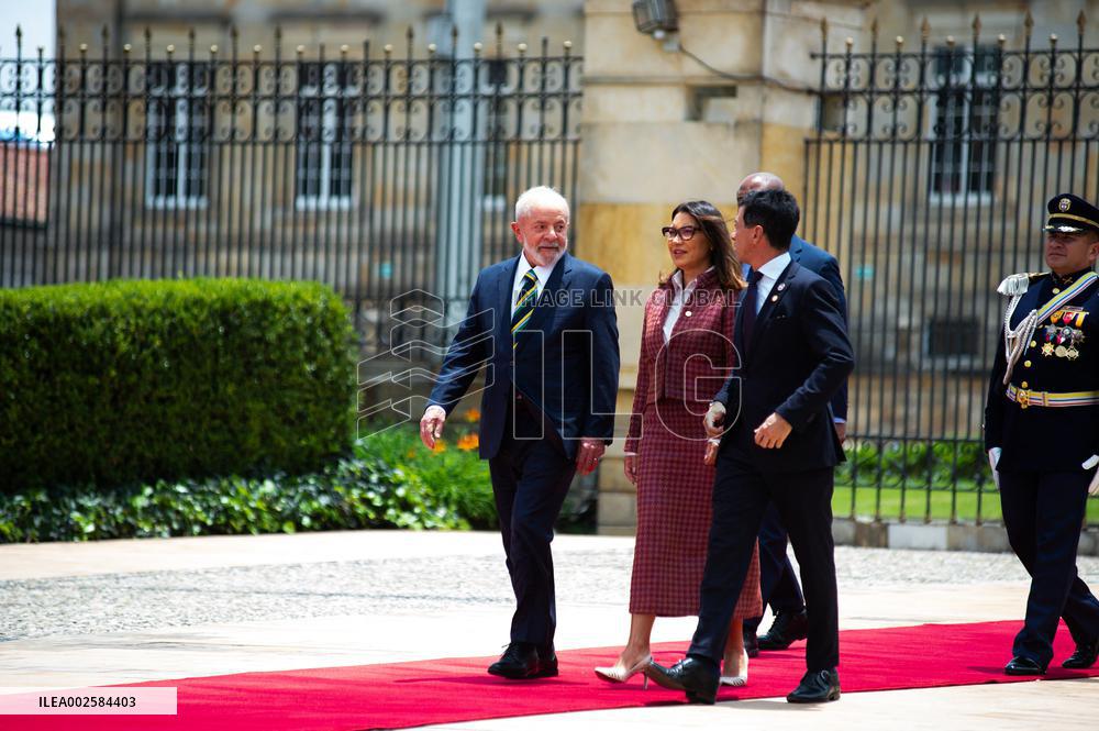 Brazil's President Lula da Silva Official Visit to Colombia
