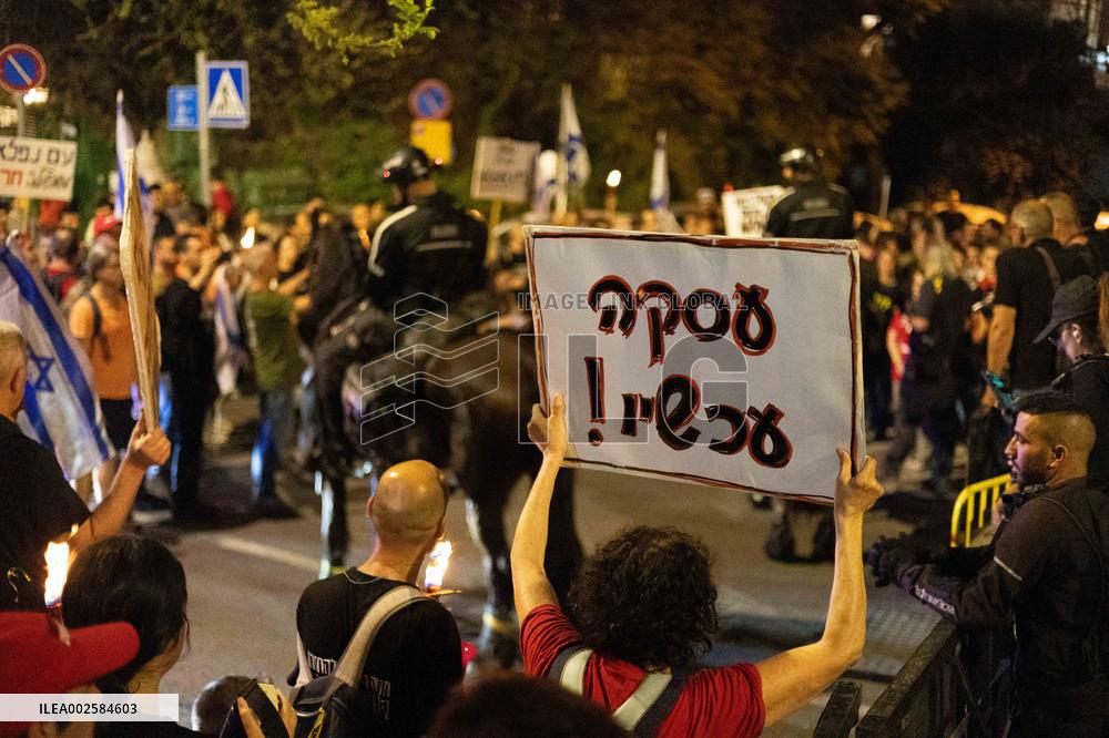 Protest For Hostage Deal - Jerusalem