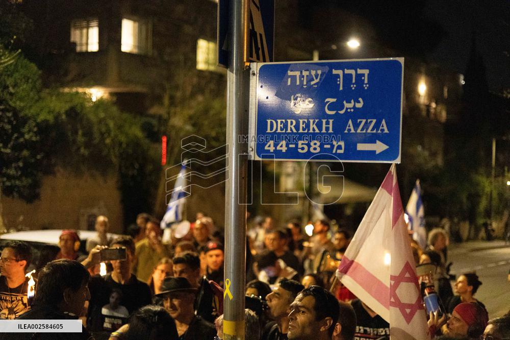 Protest For Hostage Deal - Jerusalem