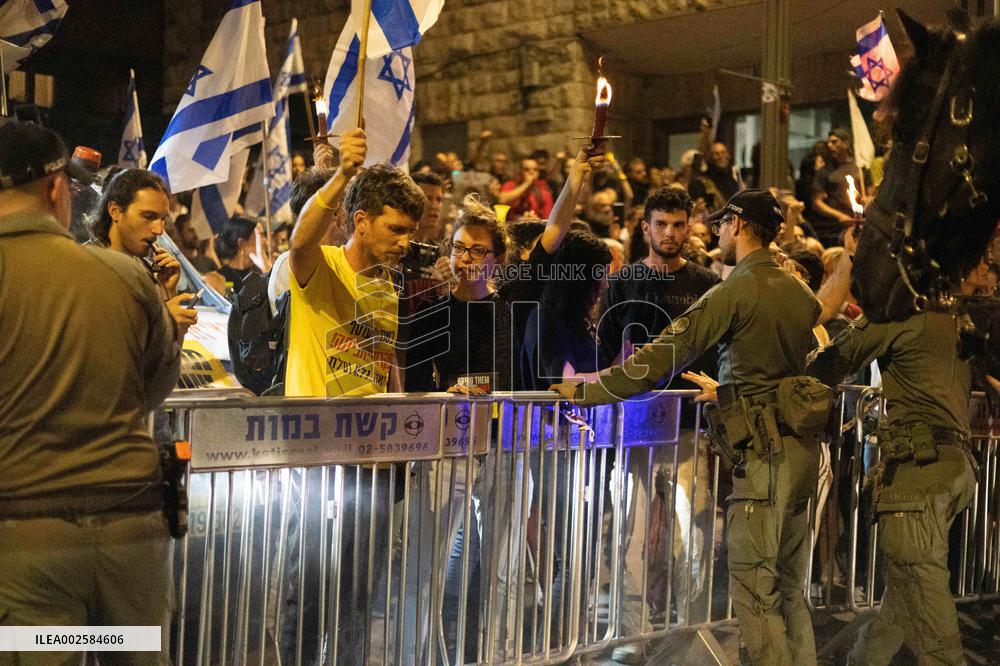 Protest For Hostage Deal - Jerusalem