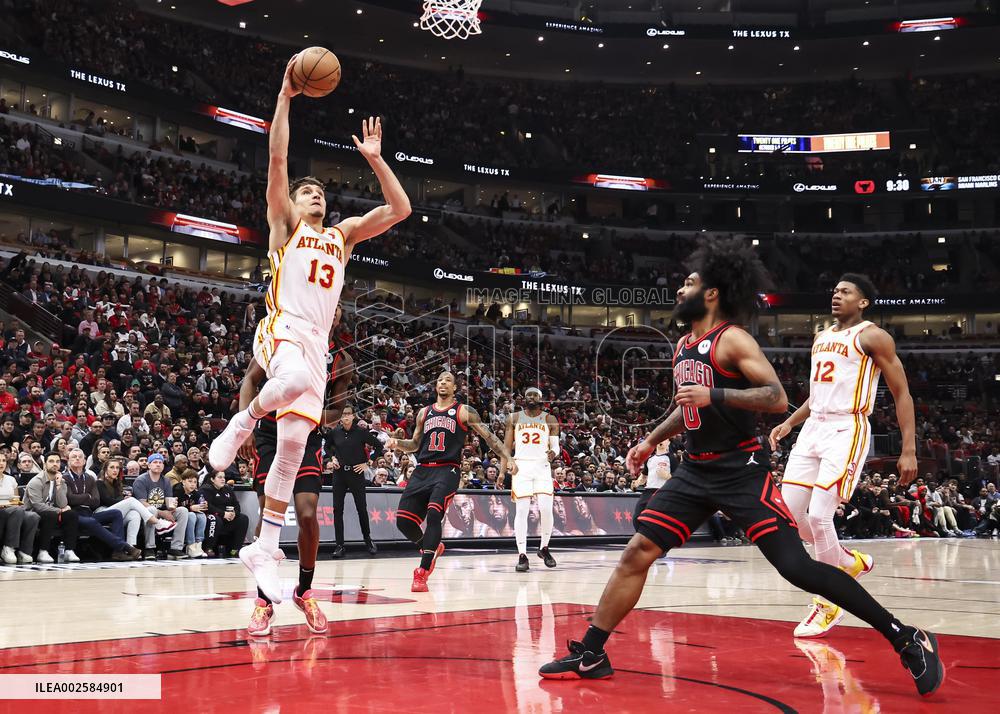 (SP)U.S.-CHICAGO-BASKETBALL-NBA-BULLS VS HAWKS