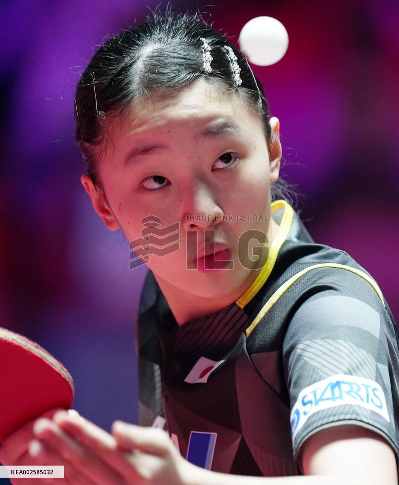 (SP)CHINA-MACAO-TABLE TENNIS-ITTF WORLD CUP-WOMEN'S SINGLES