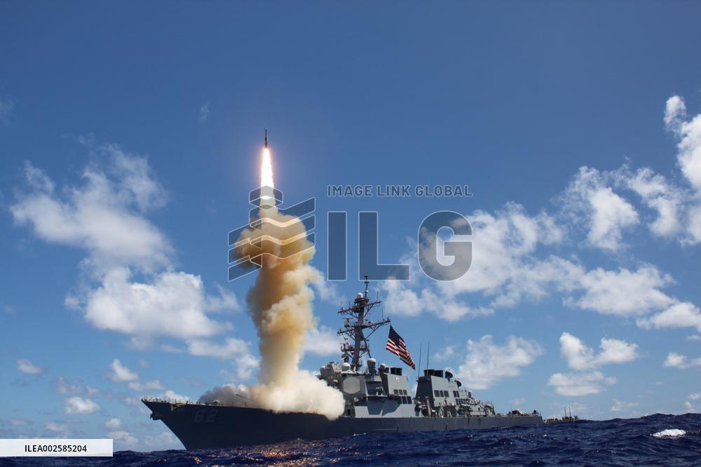 US Navy Warships Fired SM-3s To Intercept Iranian Missiles