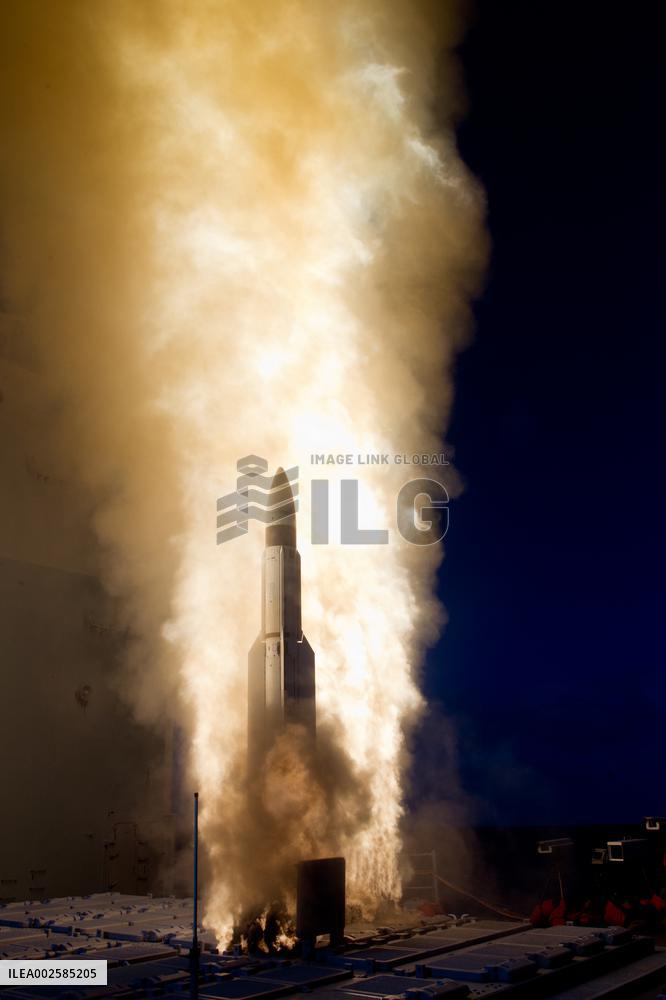 US Navy Warships Fired SM-3s To Intercept Iranian Missiles