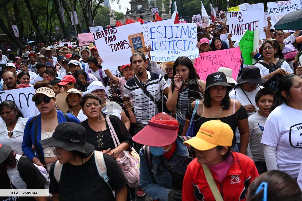 World Day of Political Prisoners Demonstration - Mexico