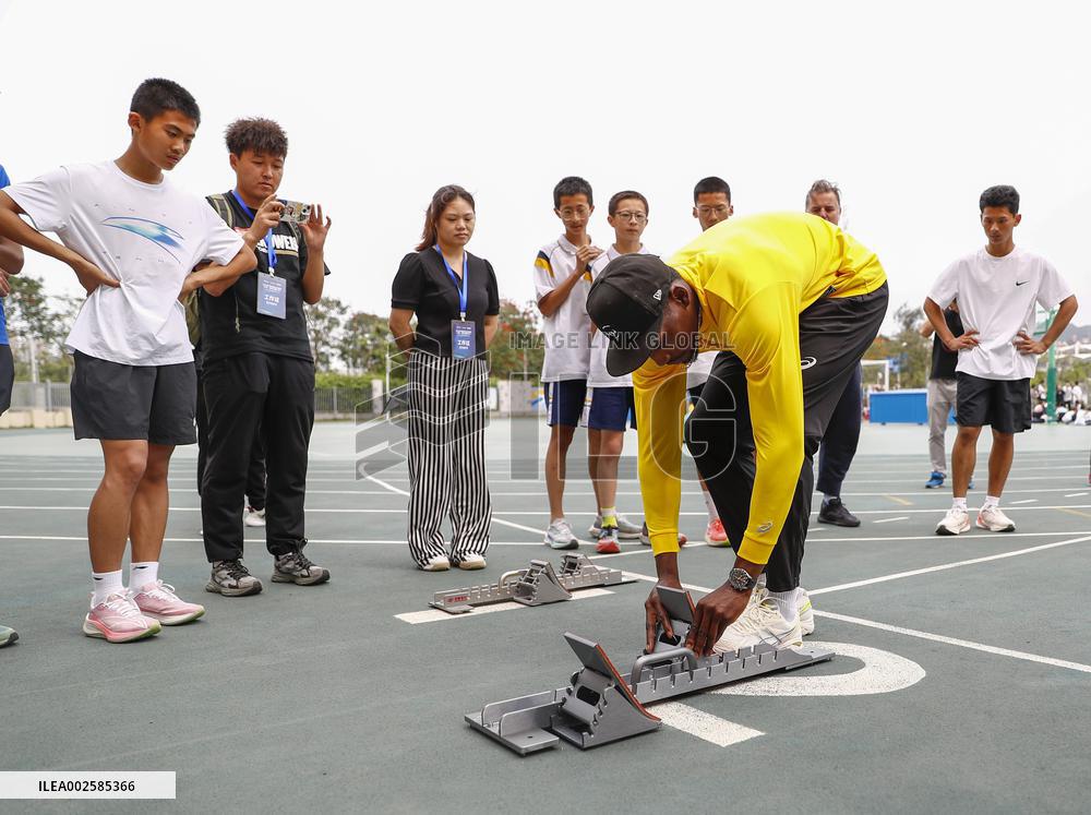 (SP)CHINA-XIAMEN-ATHLETICS-DIAMOND LEAGUE-SCHOOL VISIT (CN)
