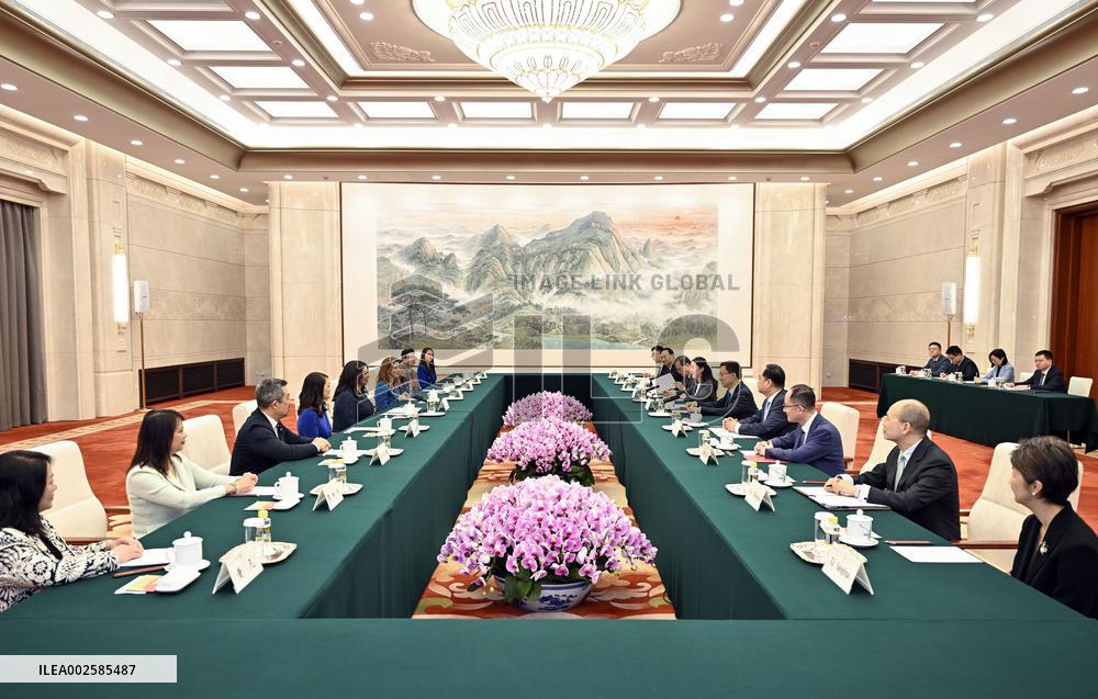 CHINA-BEIJING-HAN ZHENG-U.S.-SAN FRANCISCO MAYOR-MEETING (CN)