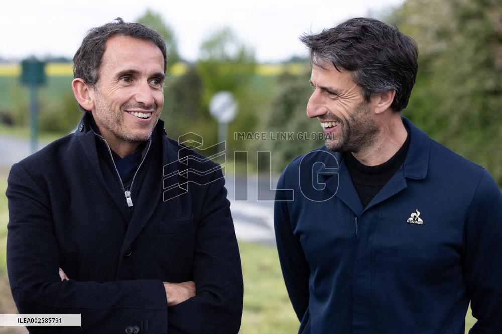 Prensentation of the strategy to provide fresh products for athletes during the Paris 2024 Olympics - Villeron