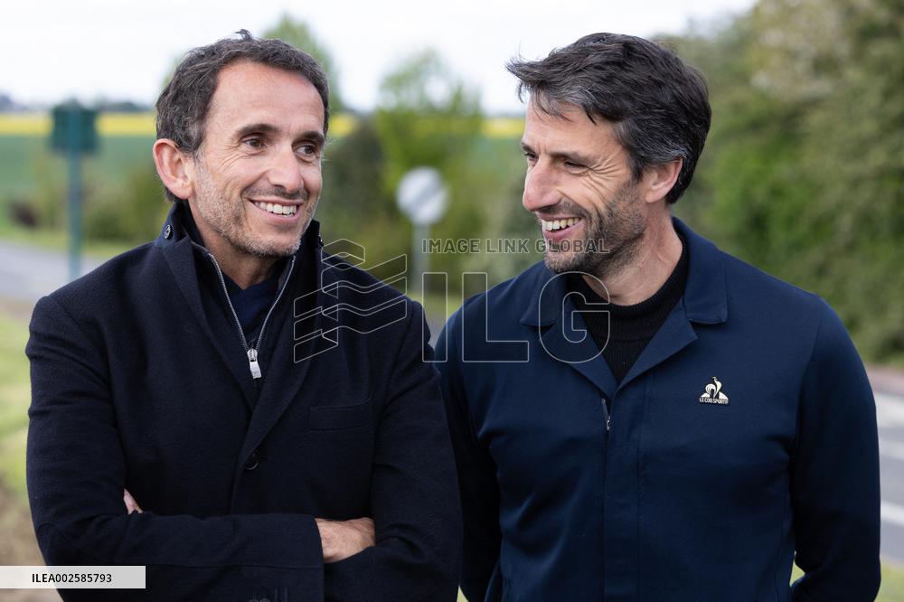 Prensentation of the strategy to provide fresh products for athletes during the Paris 2024 Olympics - Villeron