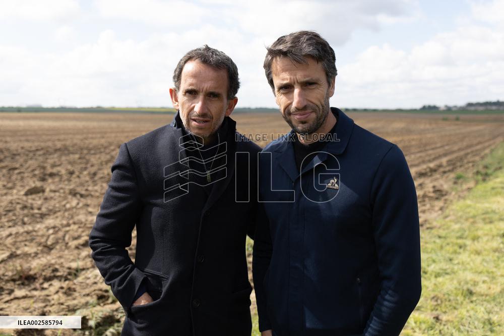 Prensentation of the strategy to provide fresh products for athletes during the Paris 2024 Olympics - Villeron