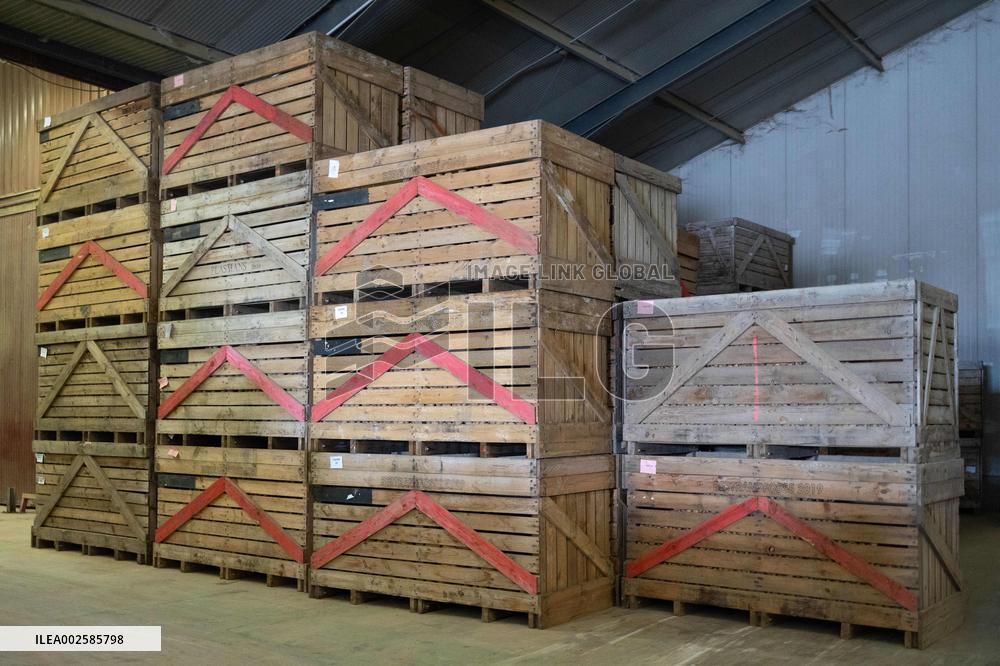 Prensentation of the strategy to provide fresh products for athletes during the Paris 2024 Olympics - Villeron