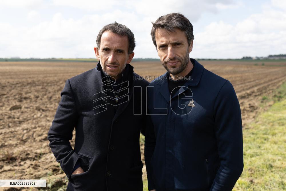 Prensentation of the strategy to provide fresh products for athletes during the Paris 2024 Olympics - Villeron