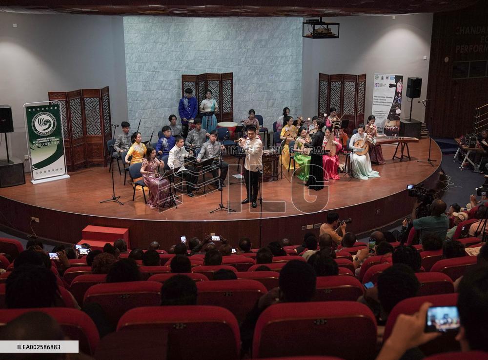 KENYA-NAIROBI-CHINA-TRADITIONAL INSTRUMENT ORCHESTRA-PERFORMANCE
