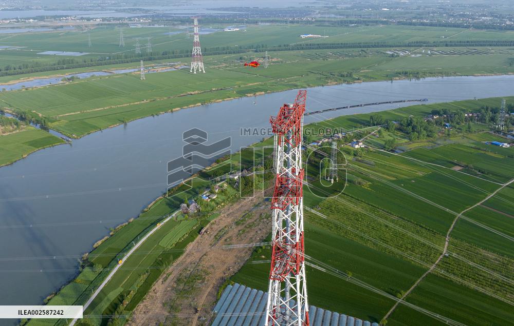 Huaihe River Crossing Transmission Maintenance