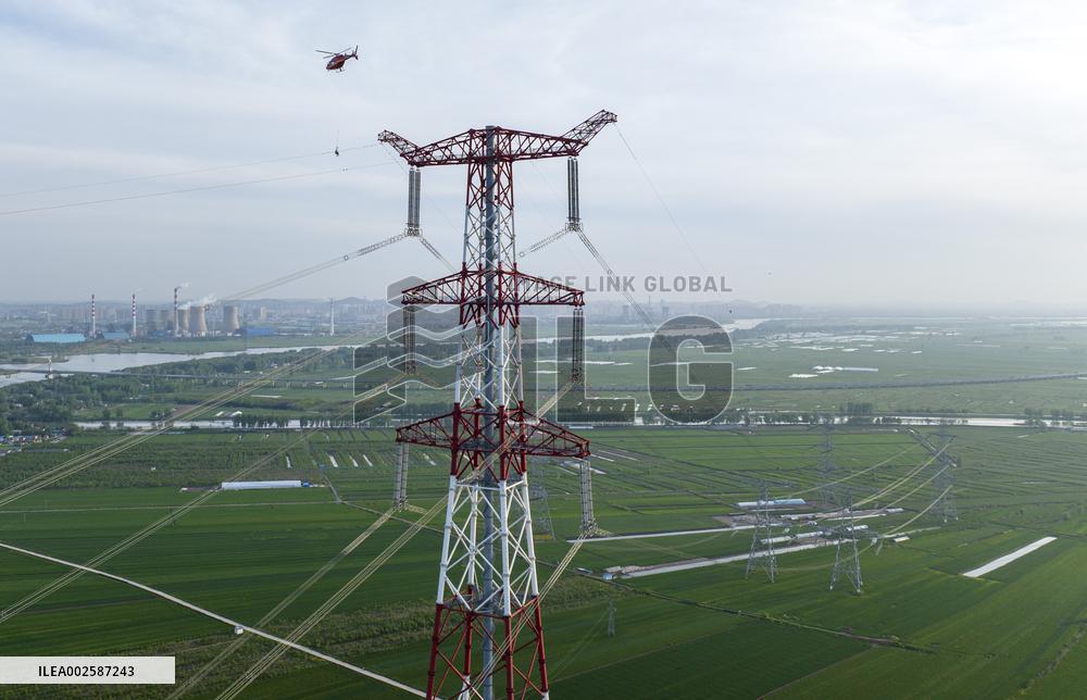 Huaihe River Crossing Transmission Maintenance