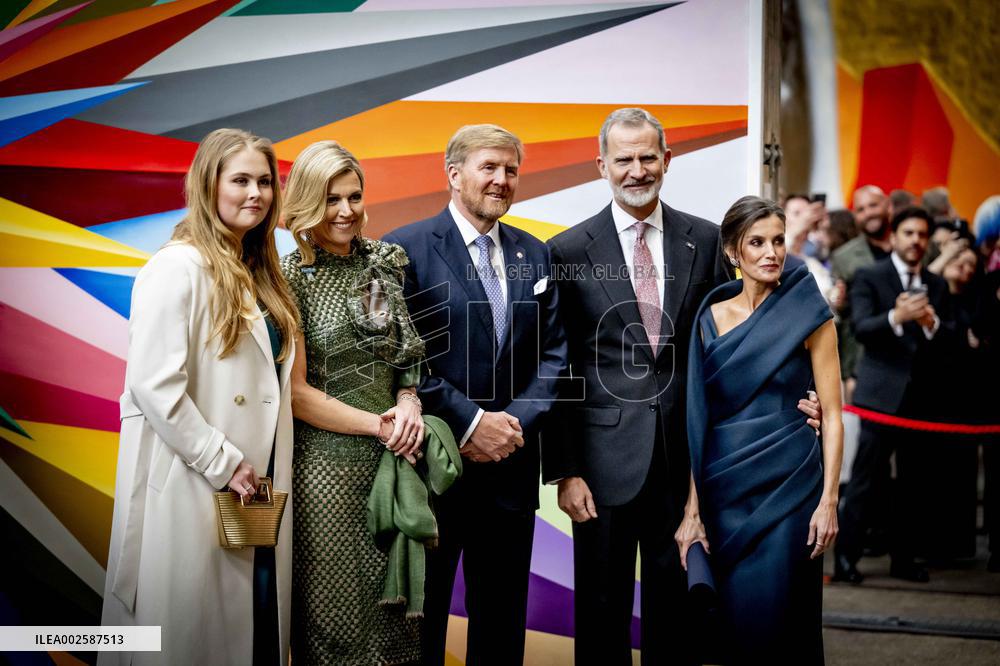 Royals Visit The Straat Museum - Amsterdam