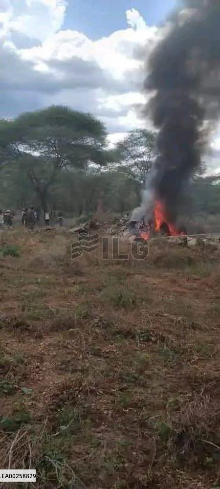 KENYA-HELICOPTER CRASH-MILITARY CHIEF-DEATH