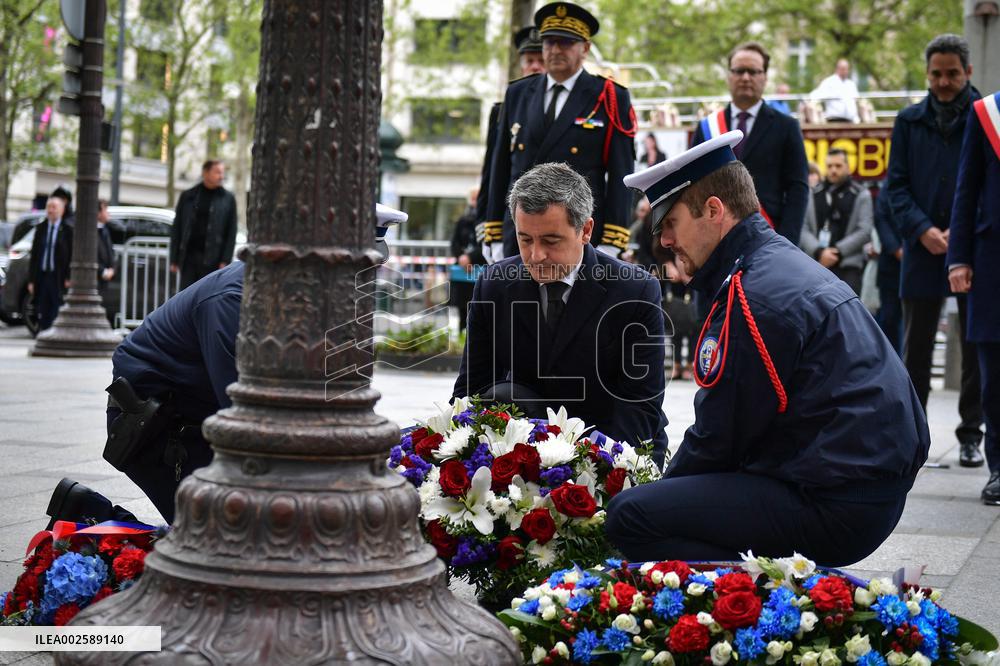 Ceremony in memory of Police Captain Xavier Jugele FA