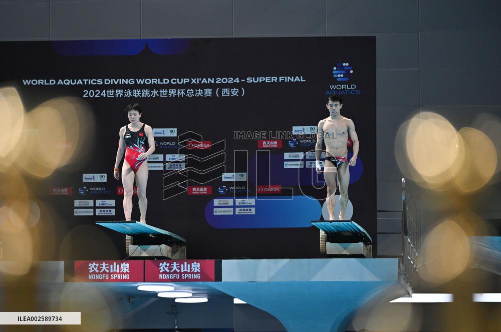 (SP)CHINA-SHAANXI-XI'AN-DIVING-WORLD AQUATICS WORLD CUP 2024-SUPER FINAL