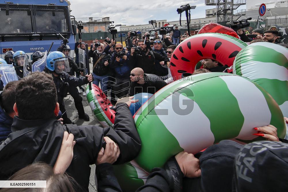 Demonstration Against The G7 - Naples