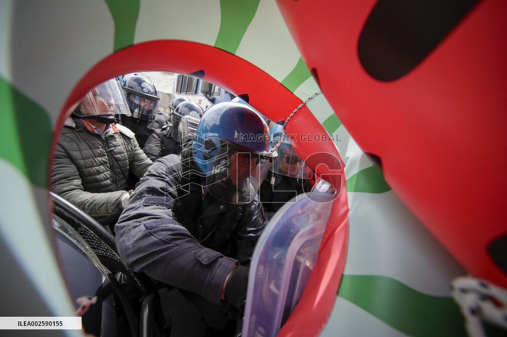 Demonstration Against The G7 - Naples