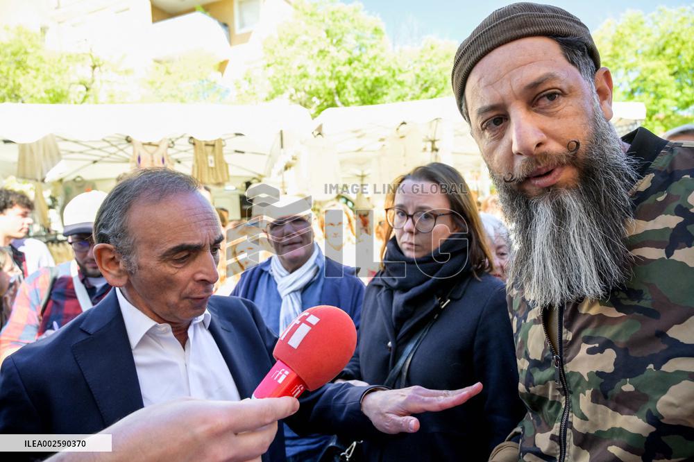 Eric Zemmour On Electoral Campaign - Sainte-Maxime