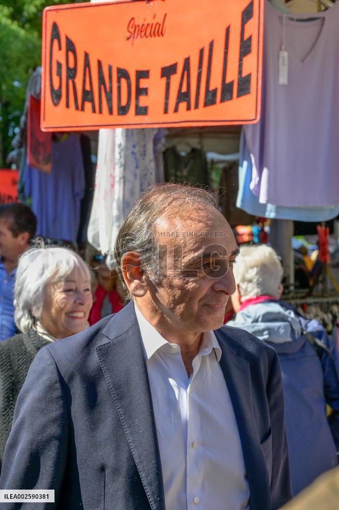 Eric Zemmour On Electoral Campaign - Sainte-Maxime