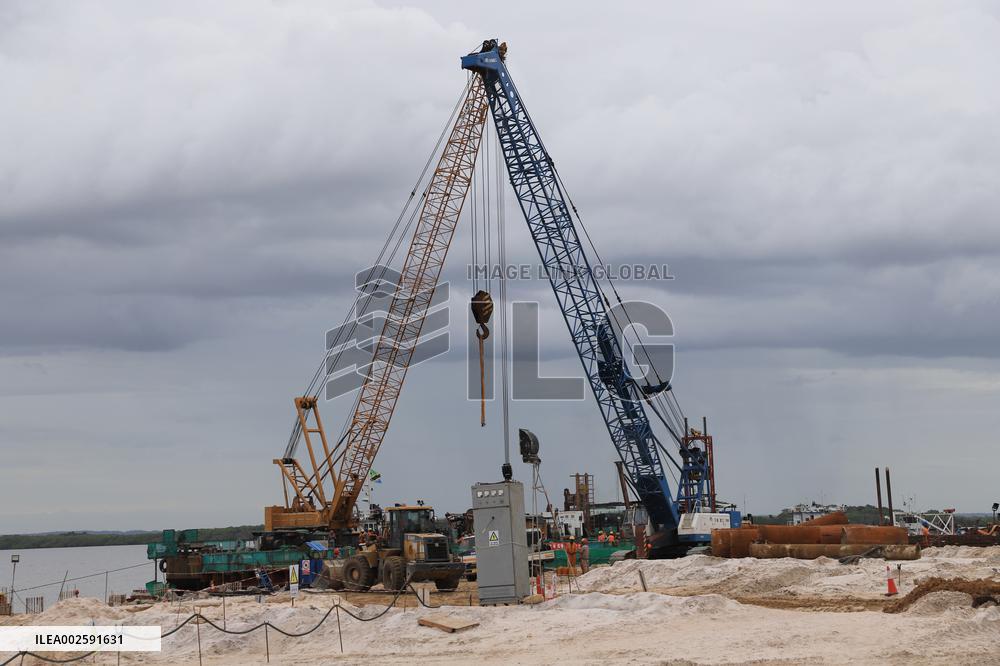 TANZANIA-LINDI-CHINESE COMPANY-FISHING HARBOR