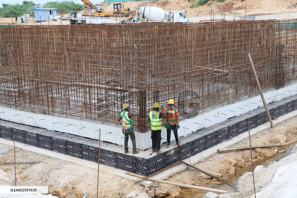 TANZANIA-LINDI-CHINESE COMPANY-FISHING HARBOR