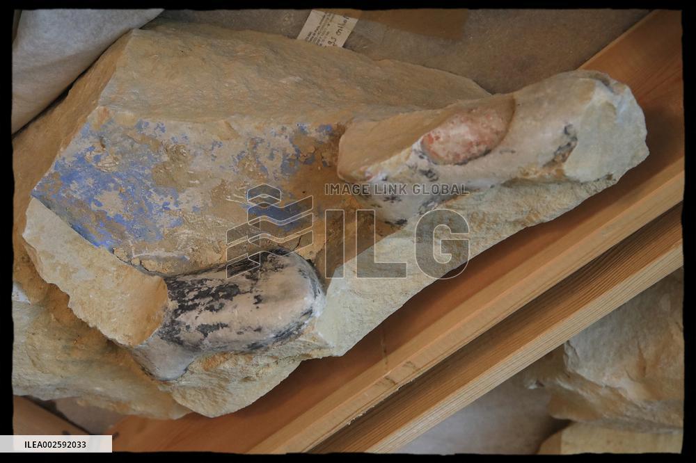 French culture minister Rachida Dati visits INRAP center - Val d’Oise