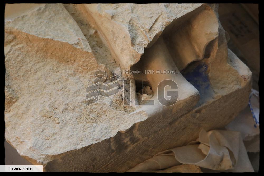 French culture minister Rachida Dati visits INRAP center - Val d’Oise