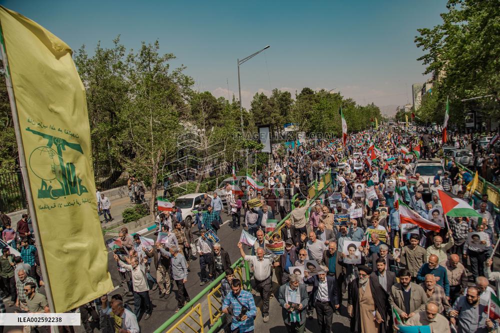 Anti-Israeli Protest In Tehran
