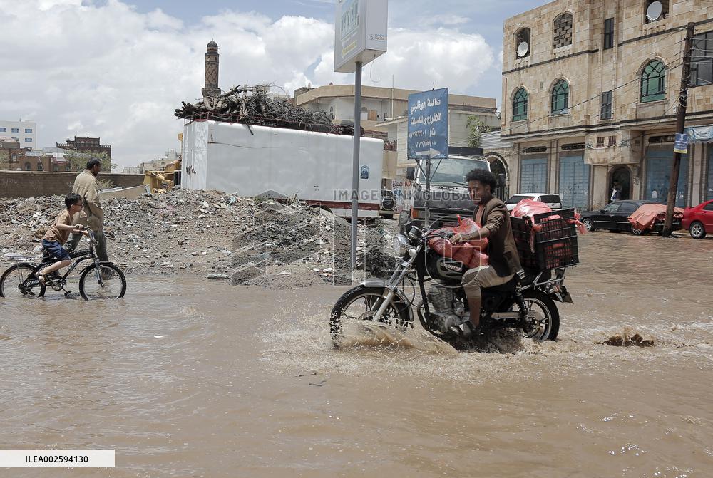 YEMEN-SANAA-HEAVY RAIN