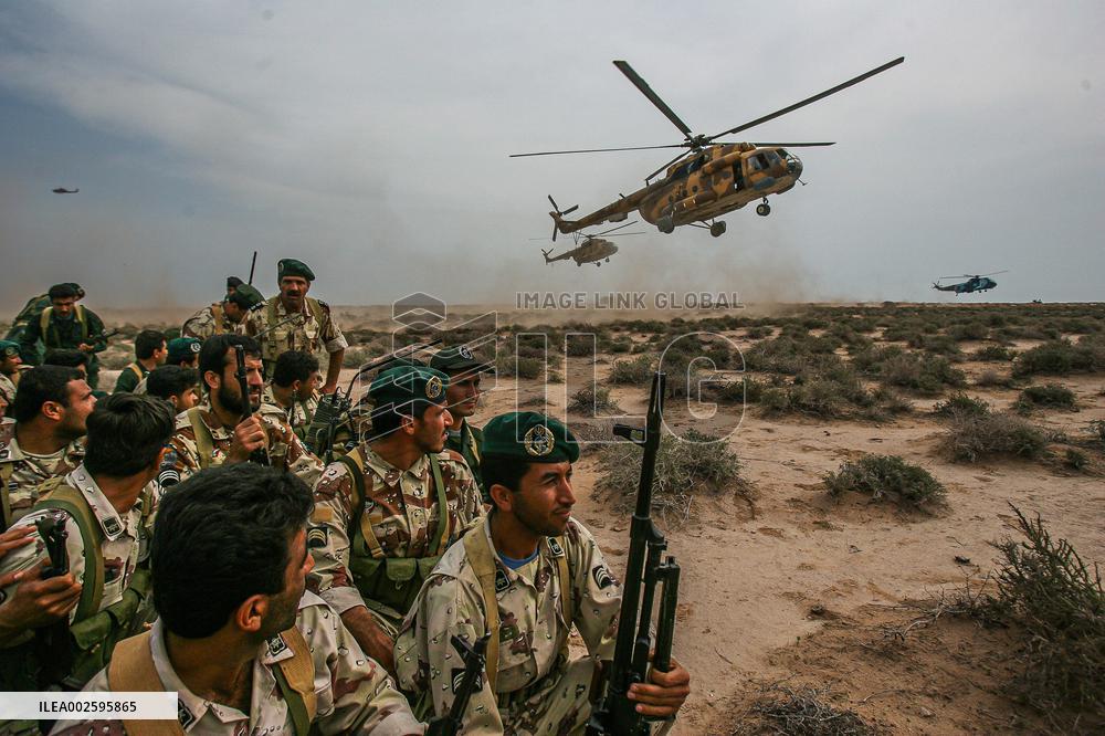 Iran IRGC Military Drill