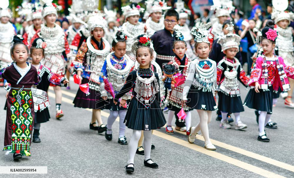 CHINA-GUIZHOU-MIAO ETHNIC GROUP-SISTERS FESTIVAL (CN)