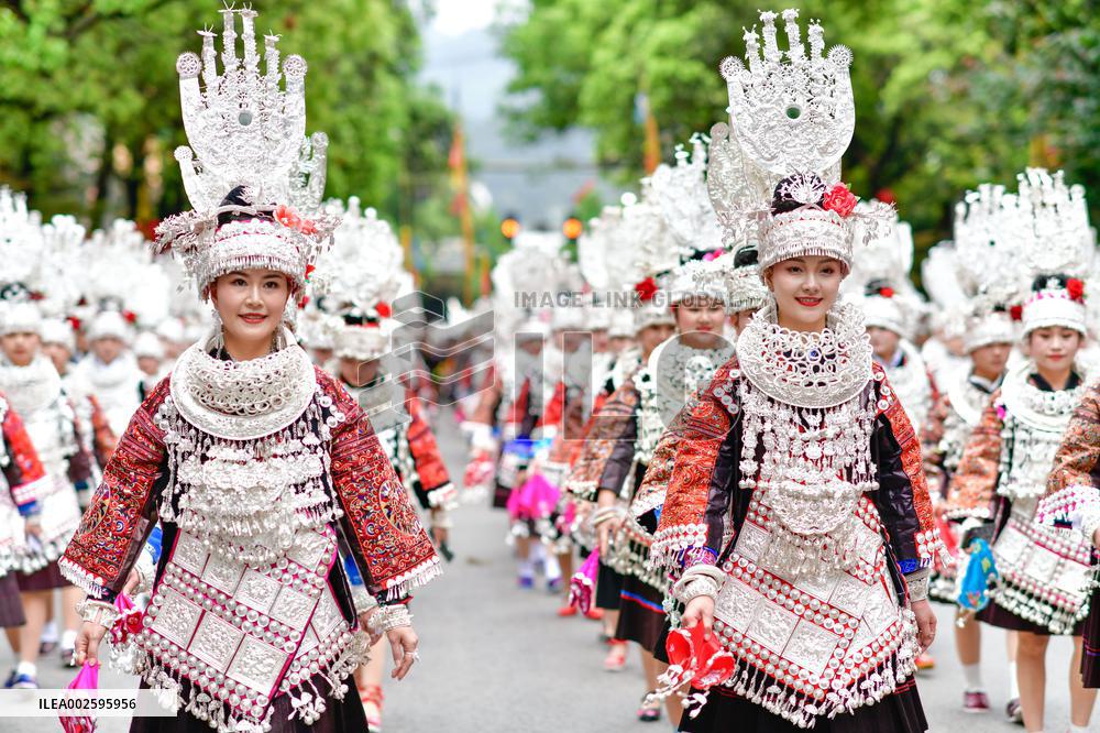 CHINA-GUIZHOU-MIAO ETHNIC GROUP-SISTERS FESTIVAL (CN)