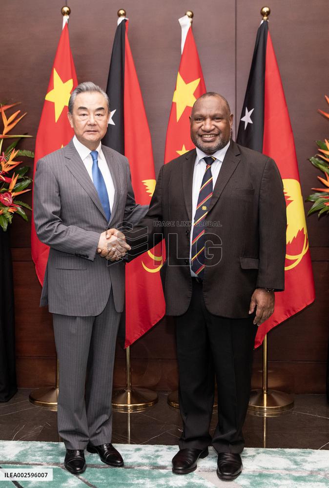 PAPUA NEW GUINEA-PORT MORESBY-PM-CHINA-WANG YI-MEETING