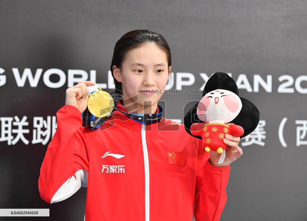(SP)CHINA-SHAANXI-XI'AN-DIVING-WORLD AQUATICS WORLD CUP 2024-SUPER FINAL
