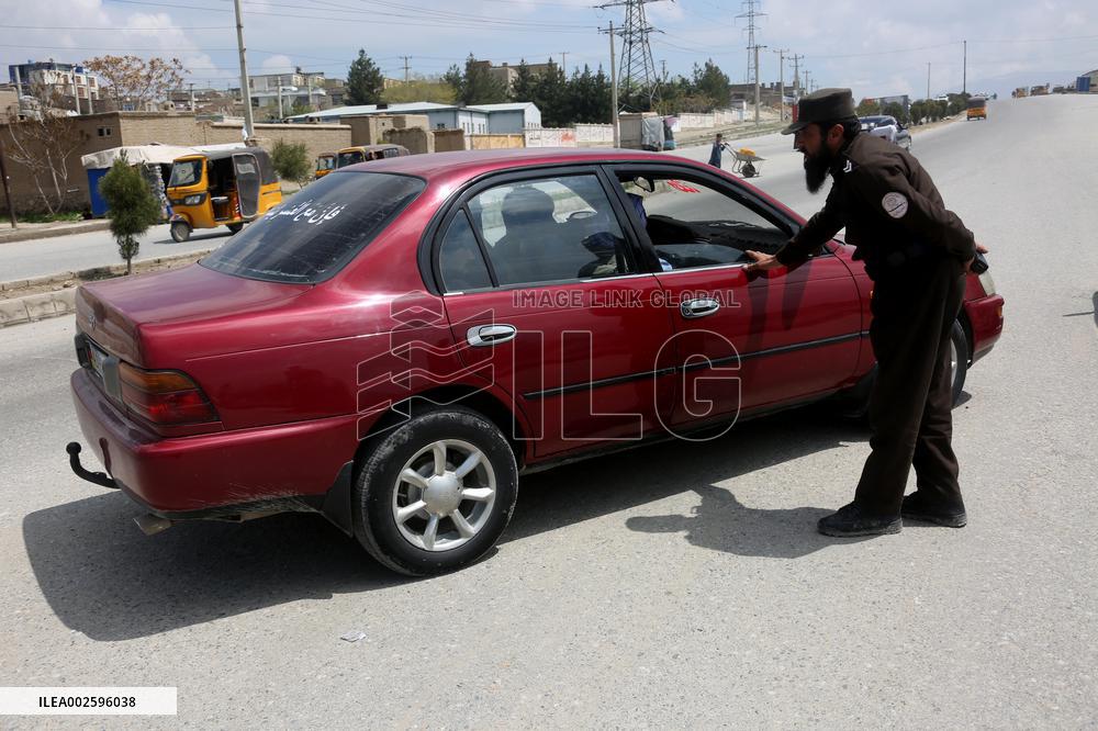 AFGHANISTAN-KABUL-SECURITY CHECK