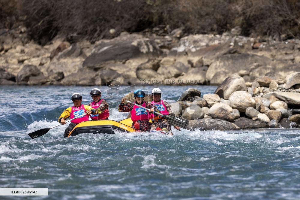 (SP)CHINA-XIZANG-NYINGCHI-BASUM TSO INTERNATIONAL RAFTING OPEN (CN)