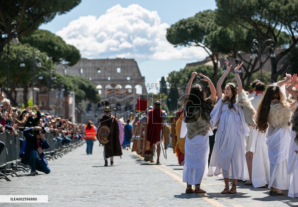 ITALY-ROME-FOUNDATION-PARADE