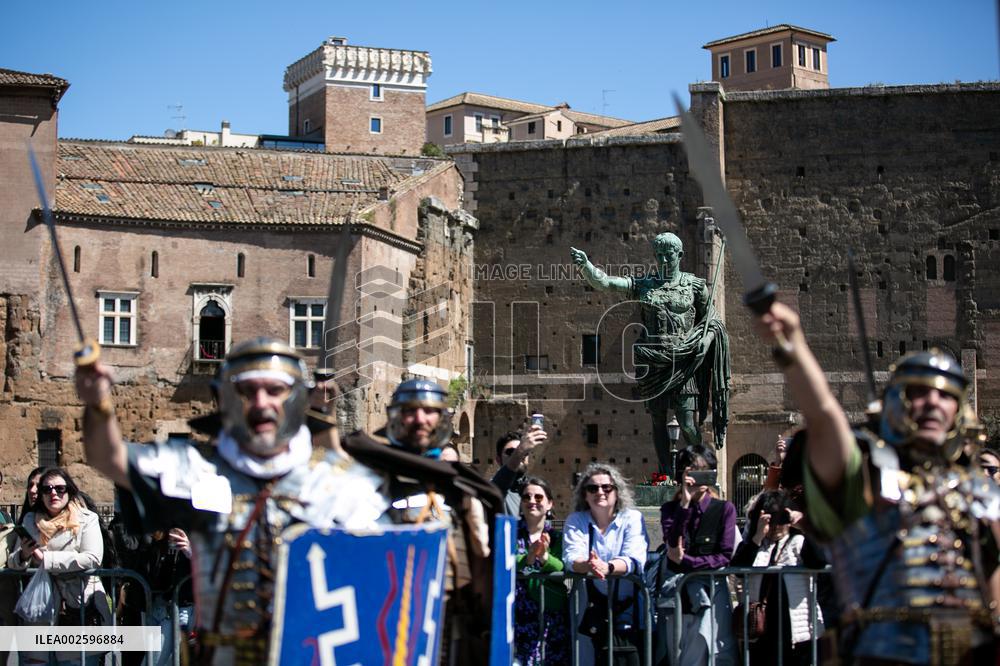 ITALY-ROME-FOUNDATION-PARADE