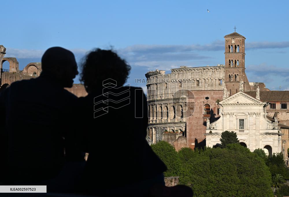 ITALY-ROME-FOUNDATION-SCENERY