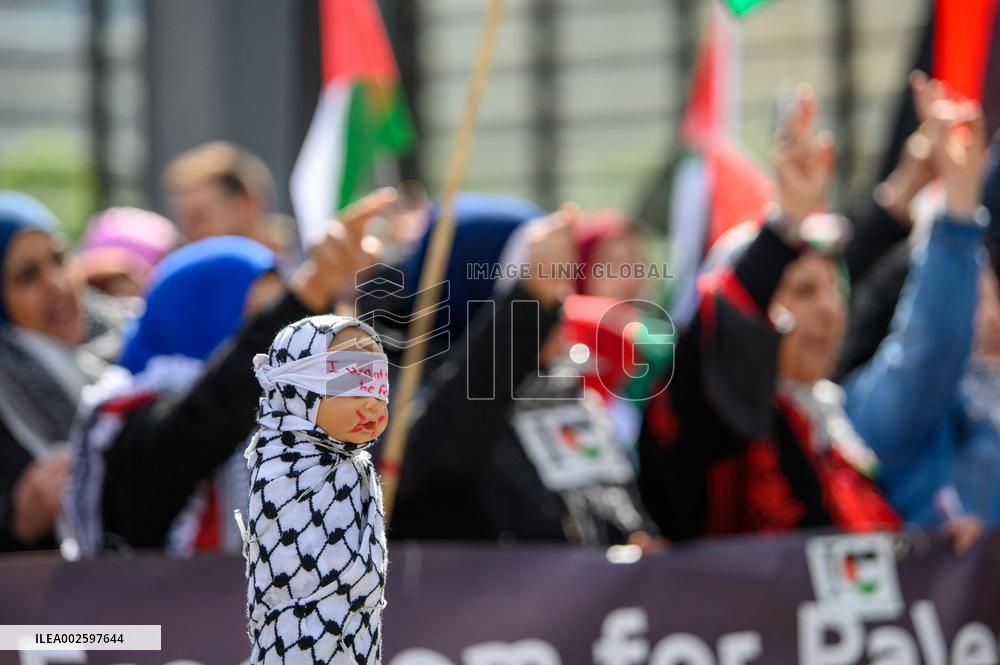 Stop Arming Israel Protest - Berlin