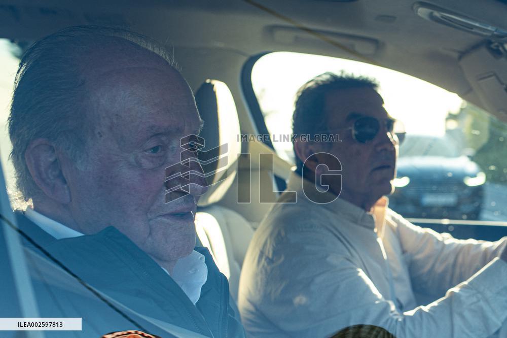 King Juan Carlos Leaves Pedro Campos’ Home - Spain