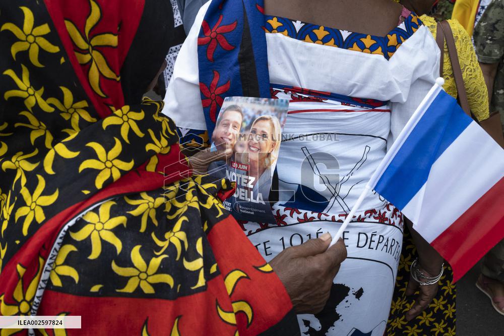 Marine Le Pen Visits Mayotte